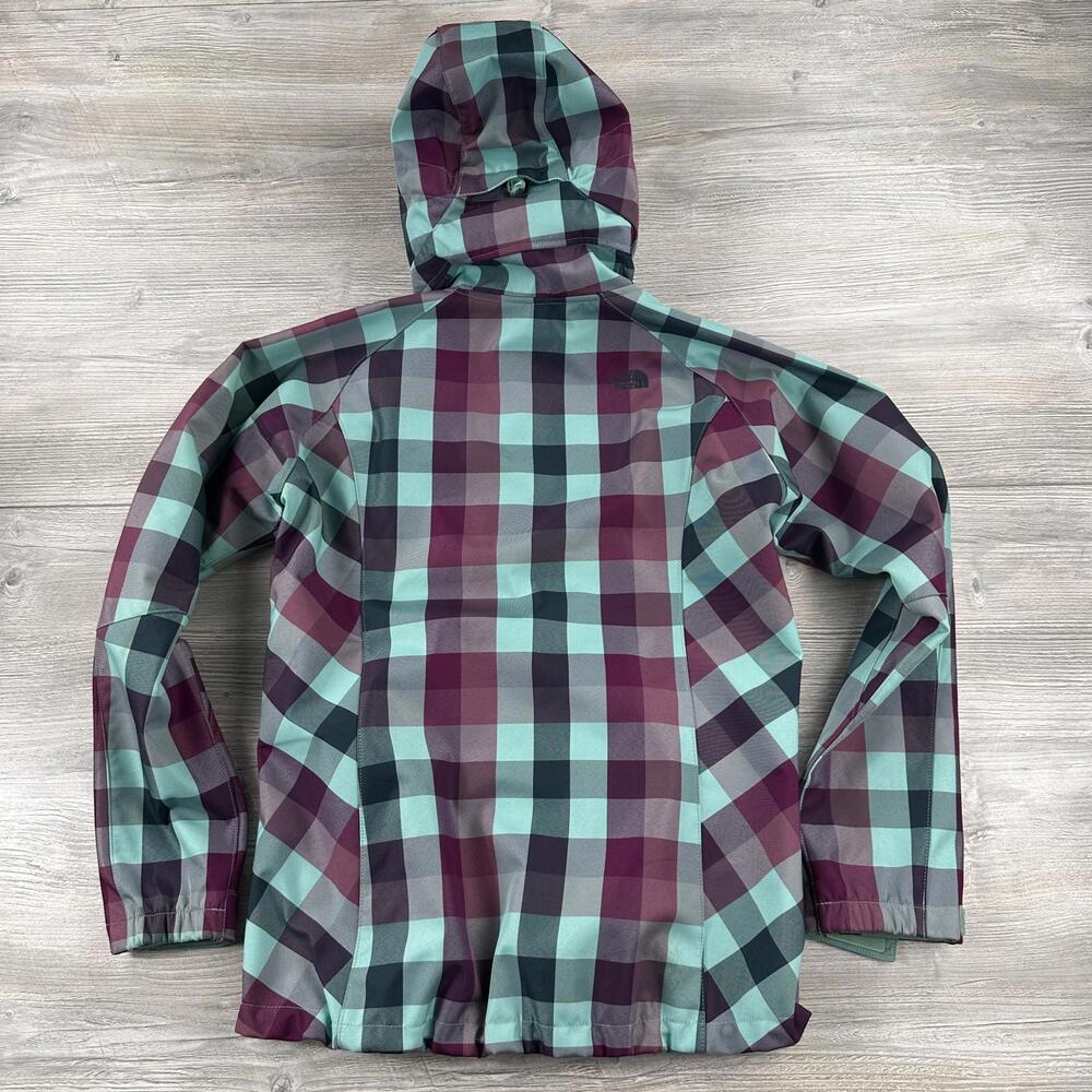 North Face Jacket Womens Medium Teal Purple Morgan Softshell Snowboard Ski - Picture 8 of 8
